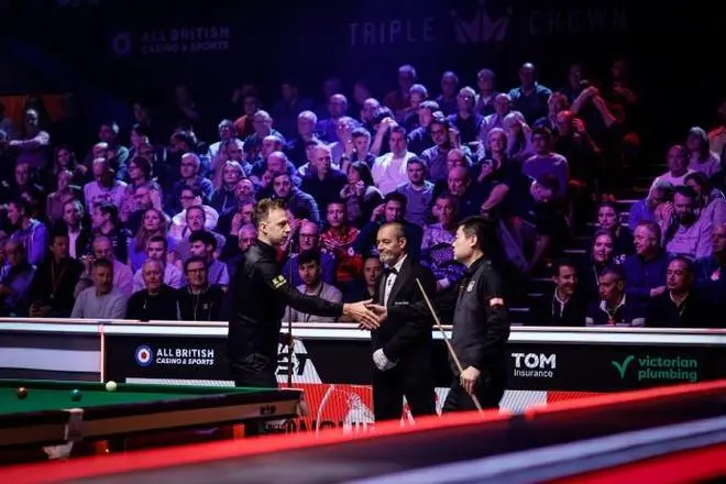 丁俊晖与特鲁姆普会师斯诺克大师赛首轮 肖国栋挑战塞尔比